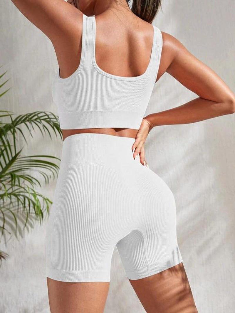 Women'S Solid Sports Bra, Sporty Comfort Breathable Lingerie Top for Yoga Gym Workout, Women'S Sports Clothing for All Seasons, Sporty Breathable Bras
