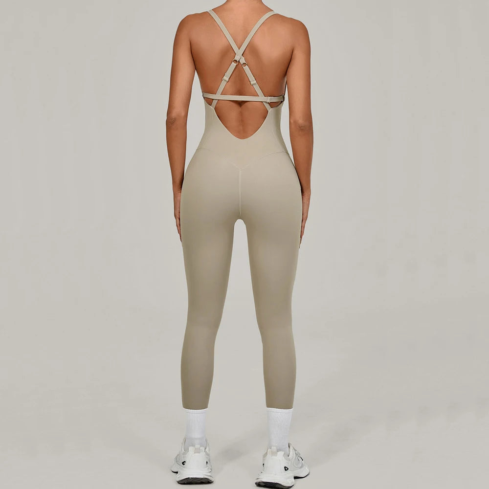 Elevate Your Workout with the Adjustable Back Women's Bodysuit - Stylish Corset Yoga Set for Ultimate Comfort and Support