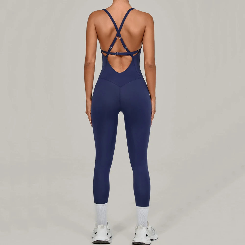Elevate Your Workout with the Adjustable Back Women's Bodysuit - Stylish Corset Yoga Set for Ultimate Comfort and Support