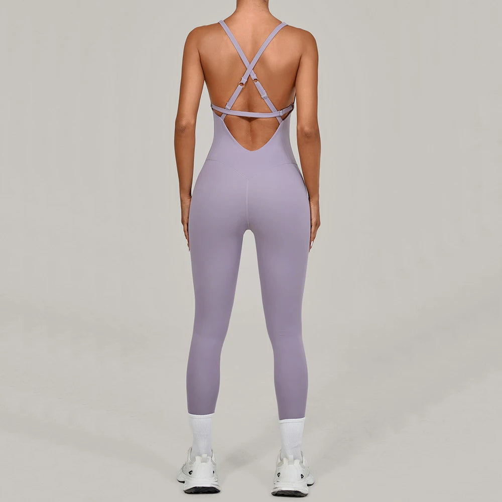 Elevate Your Workout with the Adjustable Back Women's Bodysuit - Stylish Corset Yoga Set for Ultimate Comfort and Support