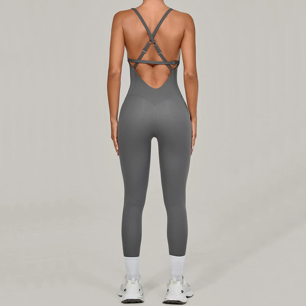Elevate Your Workout with the Adjustable Back Women's Bodysuit - Stylish Corset Yoga Set for Ultimate Comfort and Support