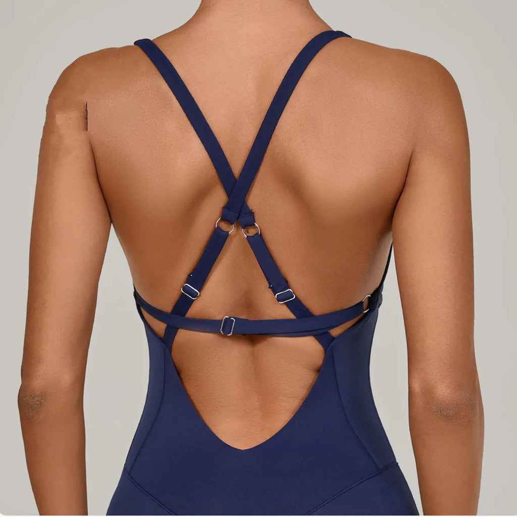 Elevate Your Workout with the Adjustable Back Women's Bodysuit - Stylish Corset Yoga Set for Ultimate Comfort and Support