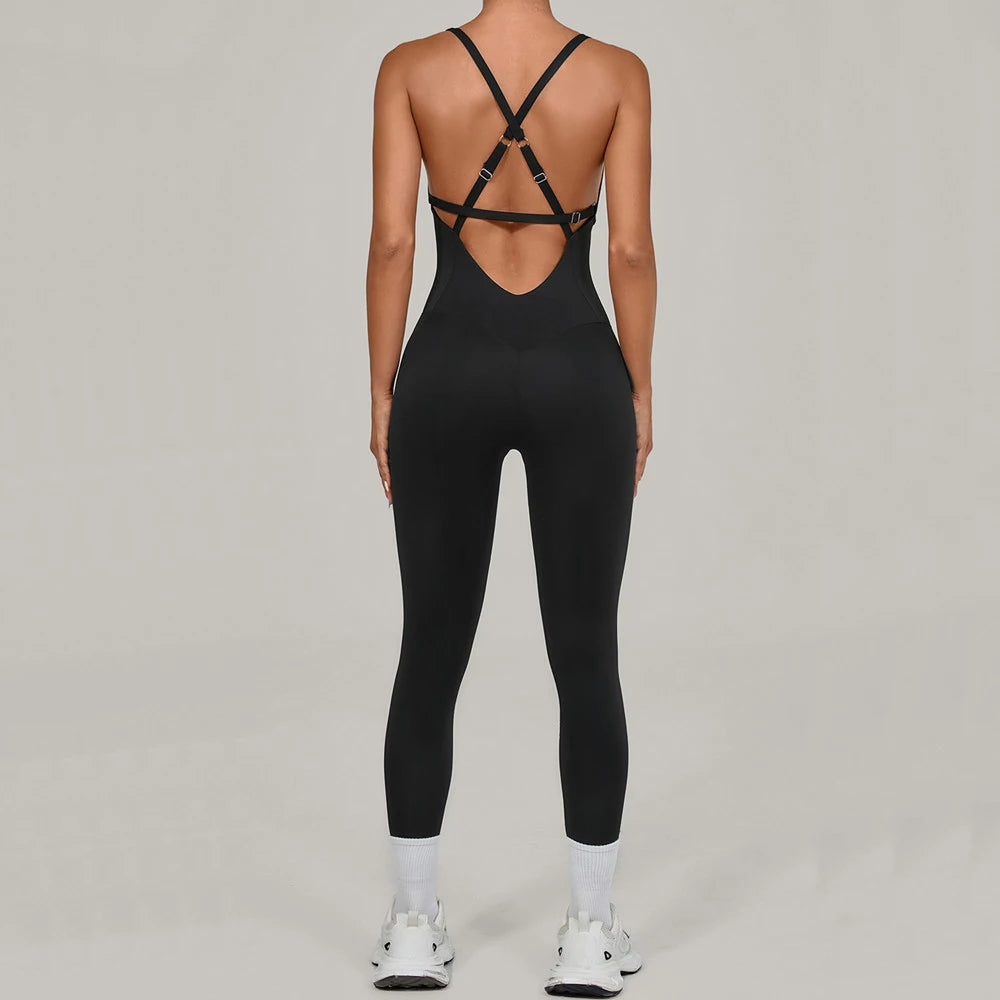Elevate Your Workout with the Adjustable Back Women's Bodysuit - Stylish Corset Yoga Set for Ultimate Comfort and Support